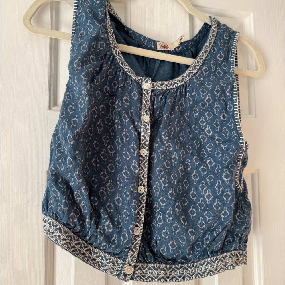 Faherty Isla Linen Tank